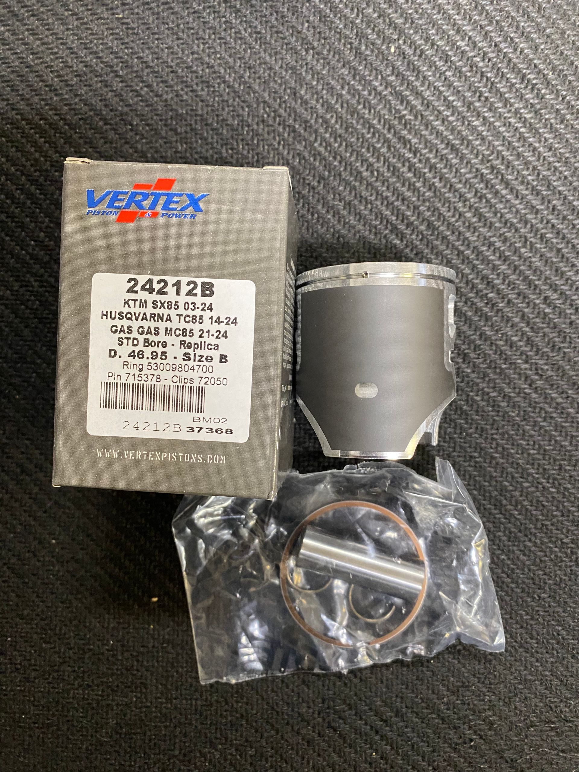 Vertex 85cc Piston Kit 