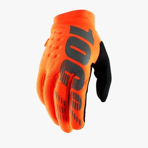 Brisker Gloves - Fluo Orange/Black
