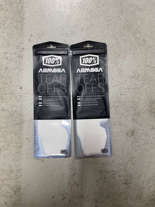 2 Packs 100% Armega Laminated Tearoffs 
