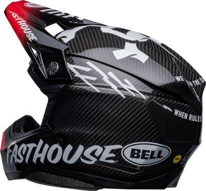 Bell Moto 10 Fast House Black/Red Large