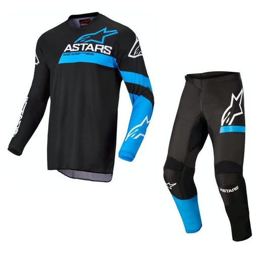 Alpinestars Fluid Pant/Jersey COMBO Chaser Black Blue Neon