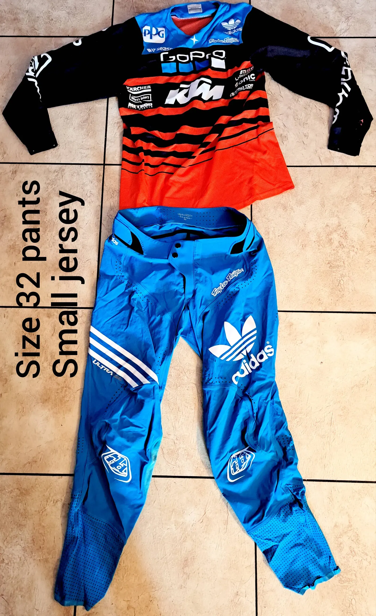 Troy Lee Designs KTM GoPro Pants & Jersey Combo Motocross Gear