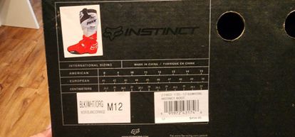 Fox Racing Instinct Boots - Size 12