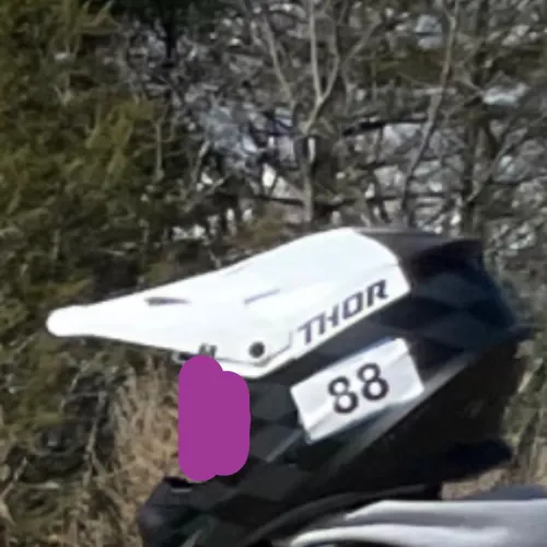 Thor dirtbike helmet 