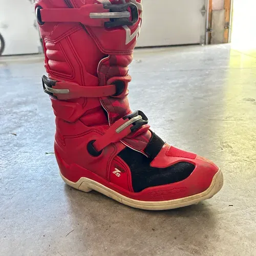 Leather dirt bike outlet boots