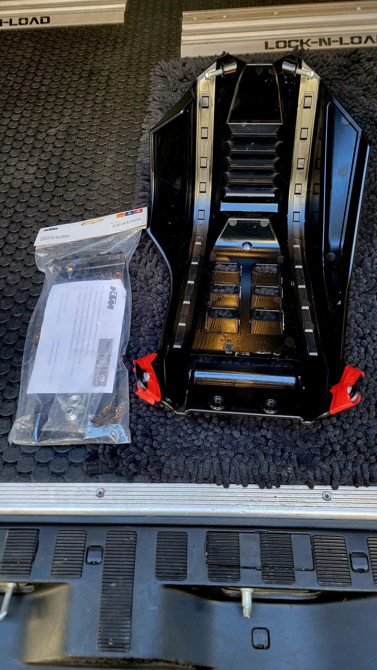 OEM XC-F 450 Skid Plate with In Package Linkage Plate