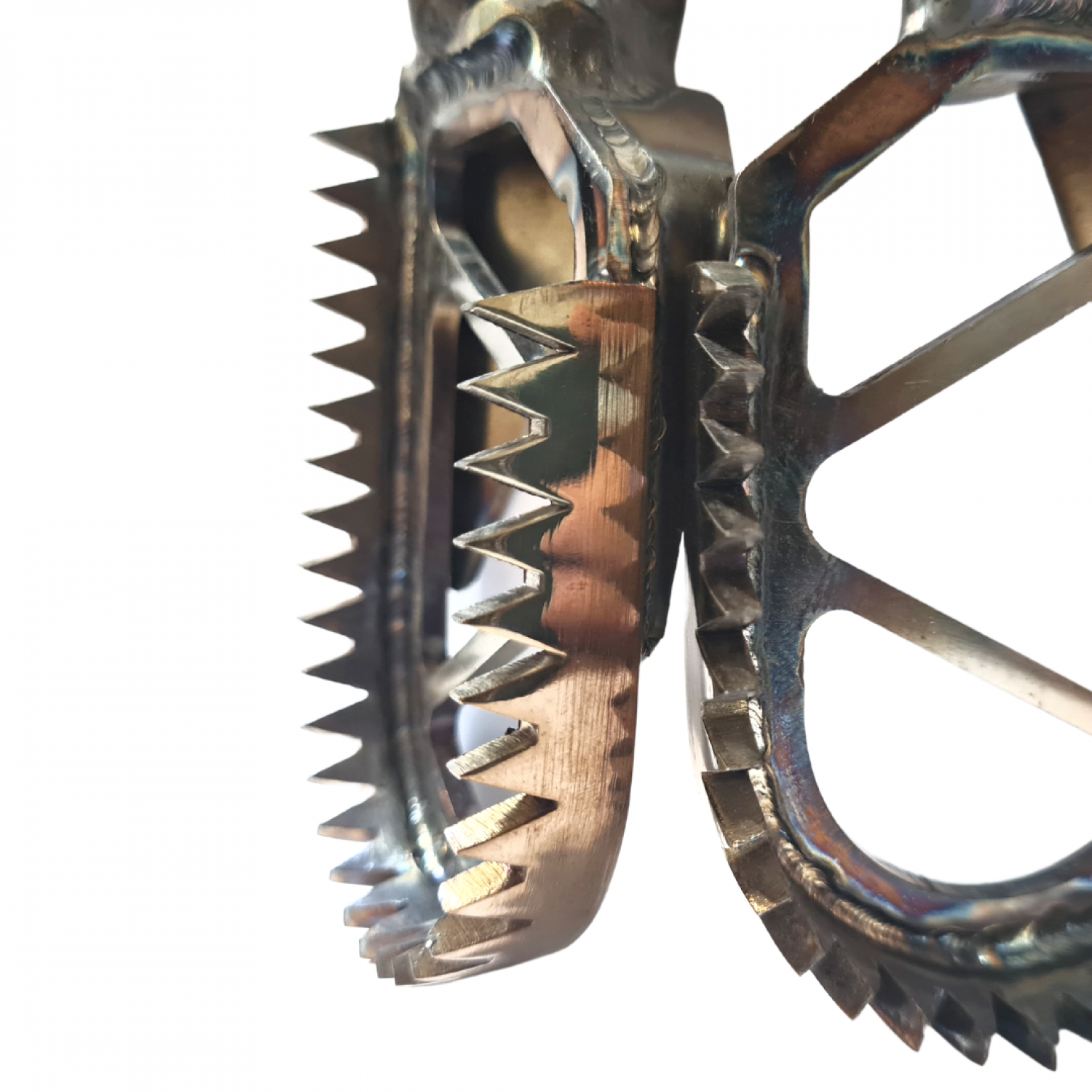 Mitigator - Gator Stainless Steel Foot Pegs Motocross/Hard Enduro 