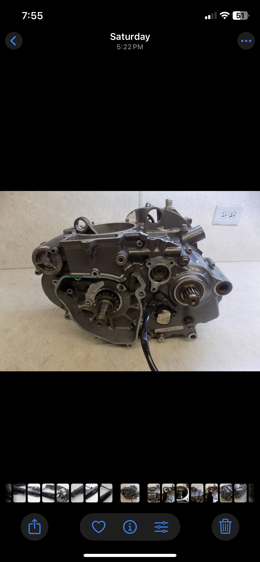 2013 KTM Duke 690 R Bottom End Low Miles 