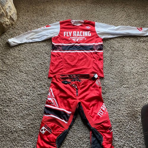 Fly Racing Red Gear Combo