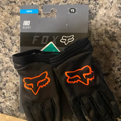 Youth Small Fox 180 Gloves