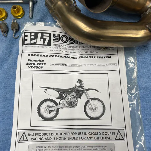 2010 - 2013 Yoshimura Full Complete Yamaha RS4 YZ450F Exhaust System