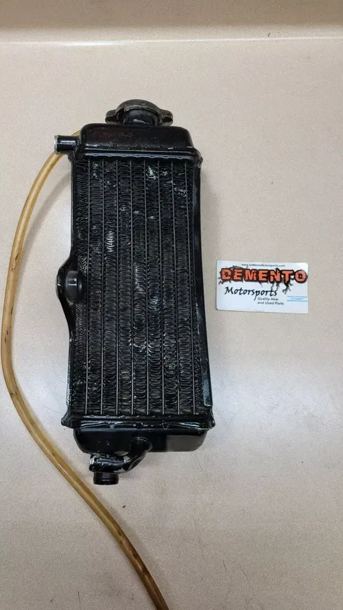 Kawasaki KDX 200 220 Right Radiator oem 95-06  Fill side