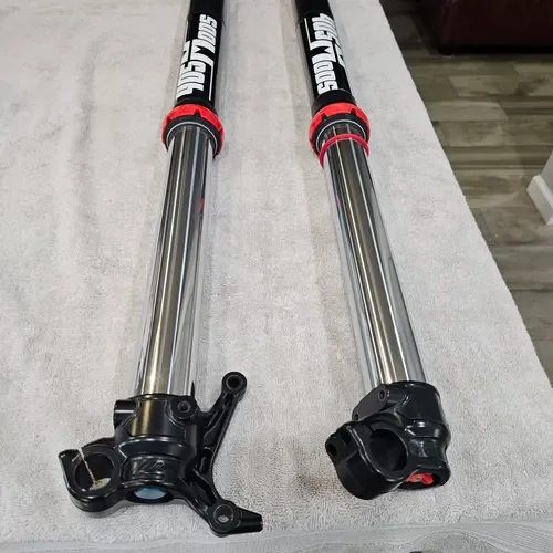 2022 WP Single Spring Conversion Forks With Race Tech Gold Valve.