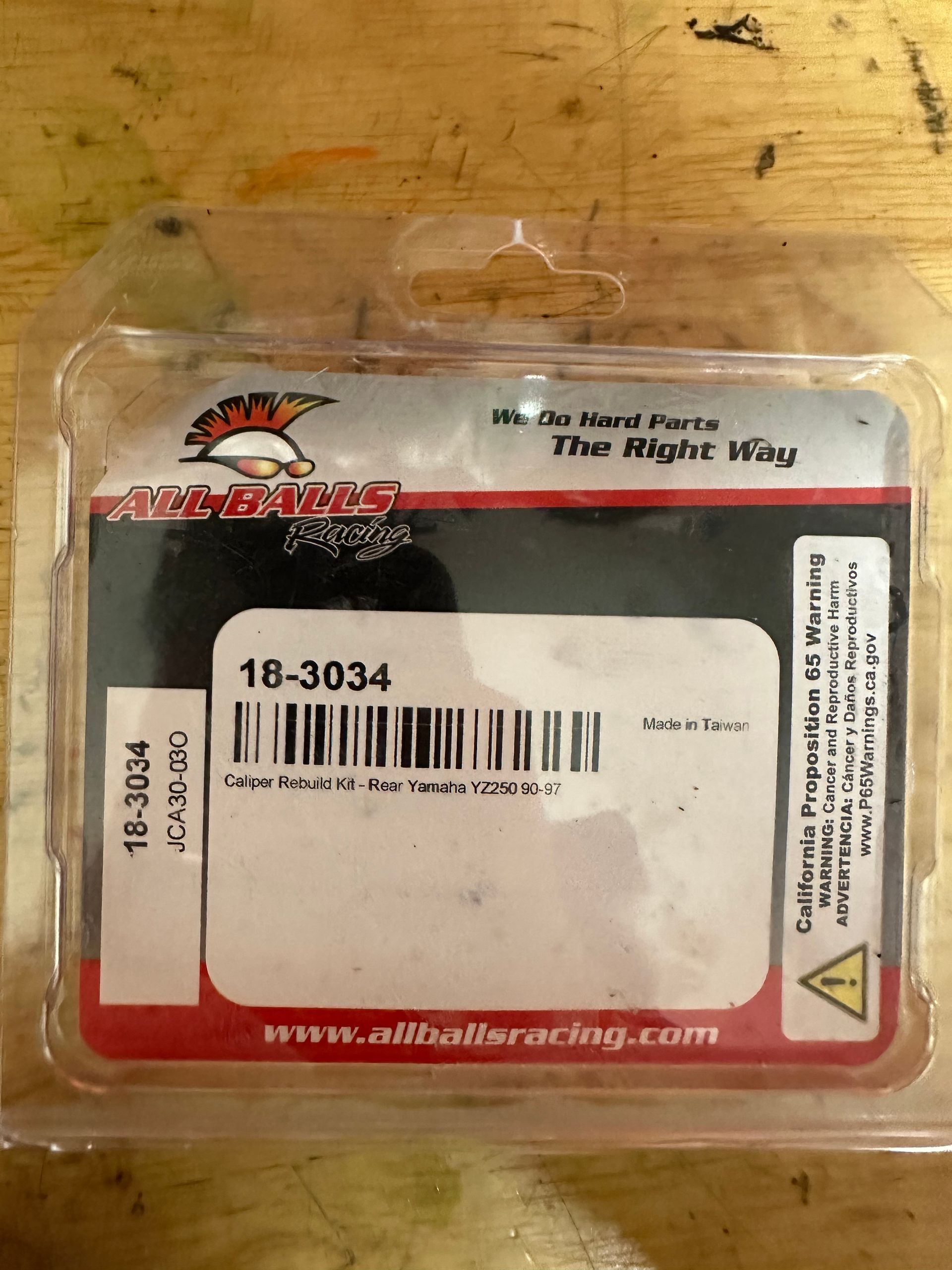 All Balls Full Brake Rebuild Kit For 1990-97 Yz250