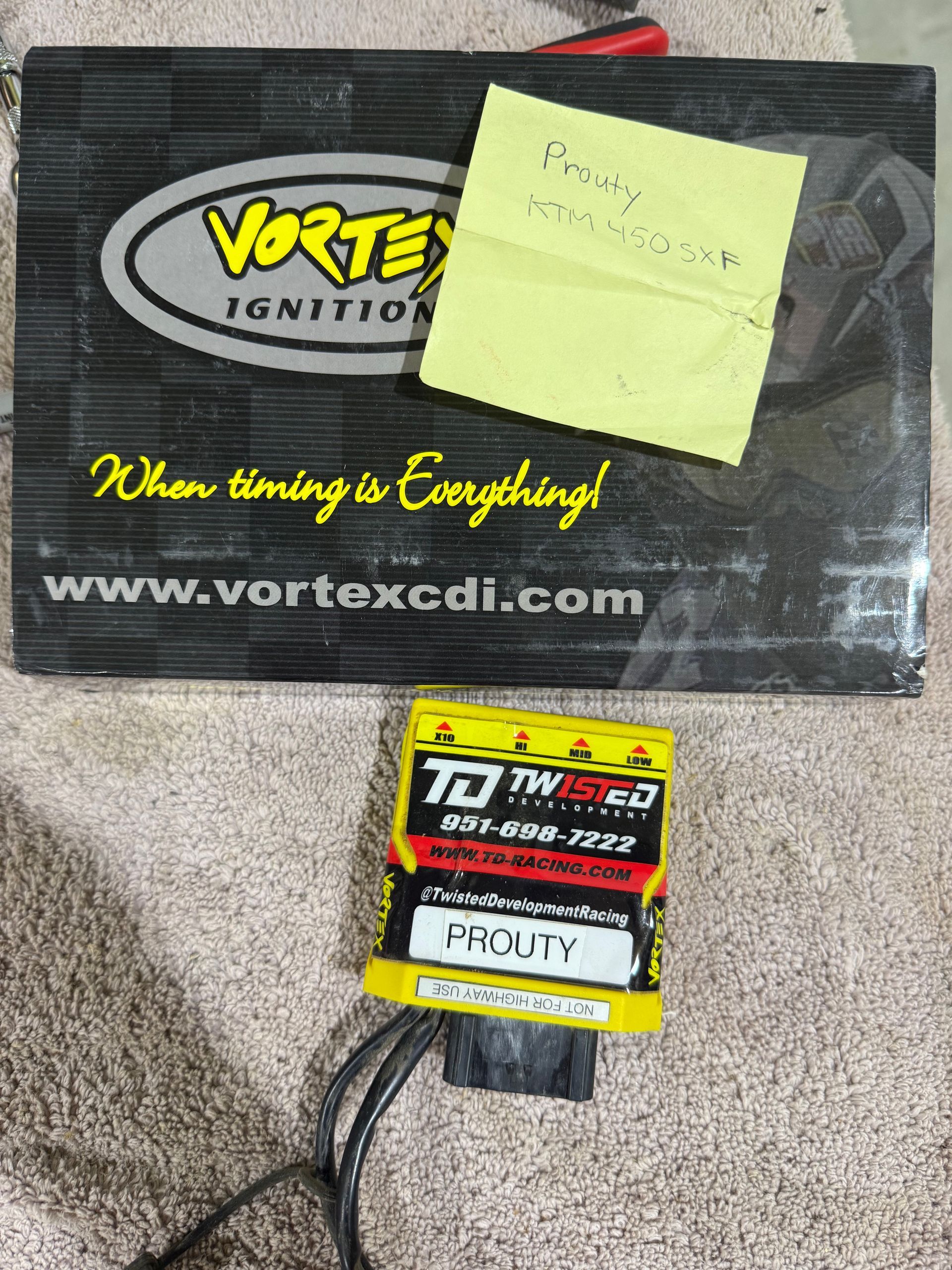 KTM 450 SXF Vortex Ecu | Twisted Development 