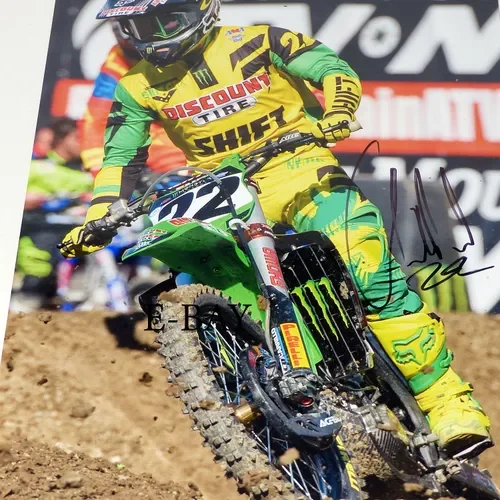 Chad Reed #22  signed  12x18 photo
