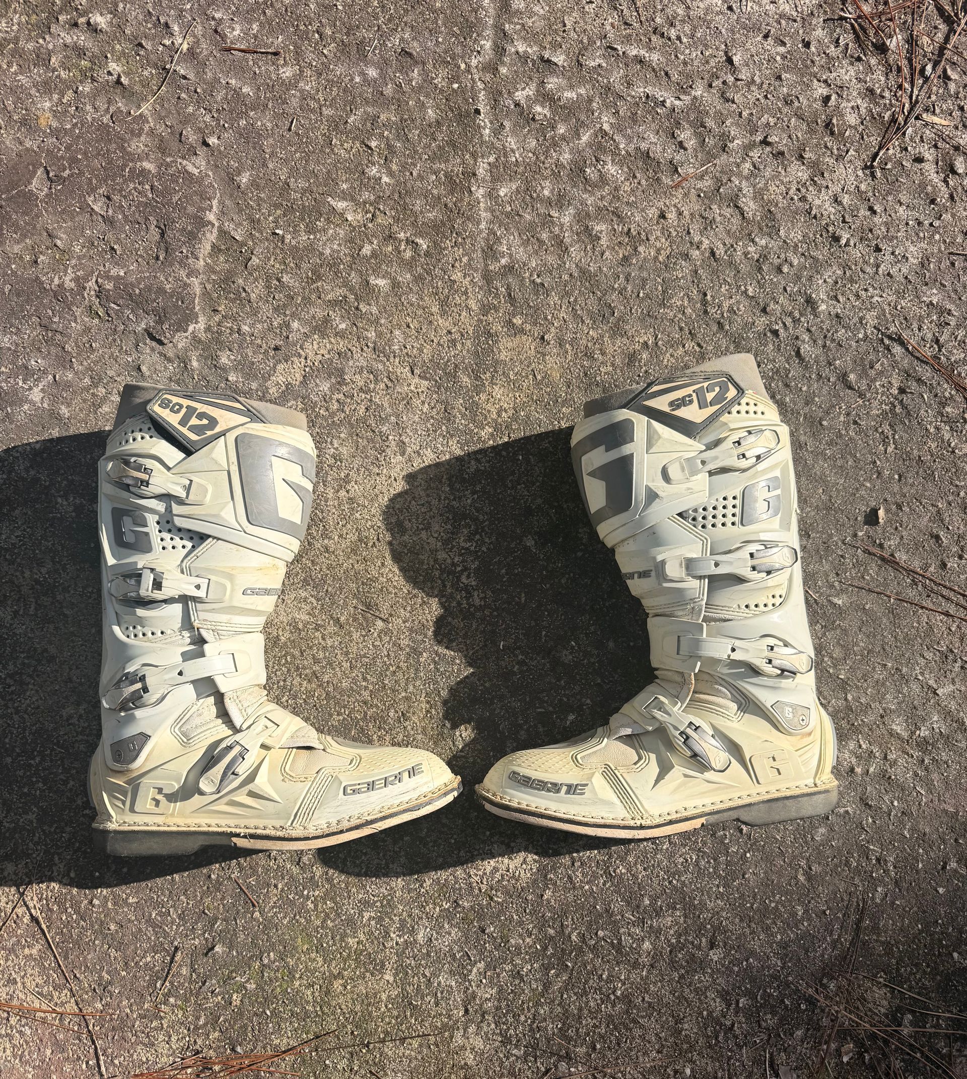 Gaerne SG12 Men MX Motocross Boots 12 White