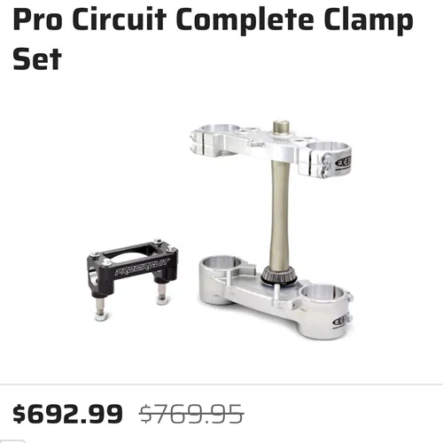 Pro Circuit Complete Triple Clamp Set
