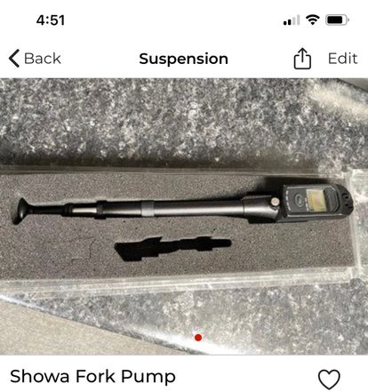 Showa Ssf Tac Forks With Air Pump 