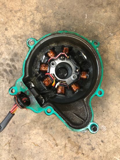2011 KTM 250XC Stator and Cover