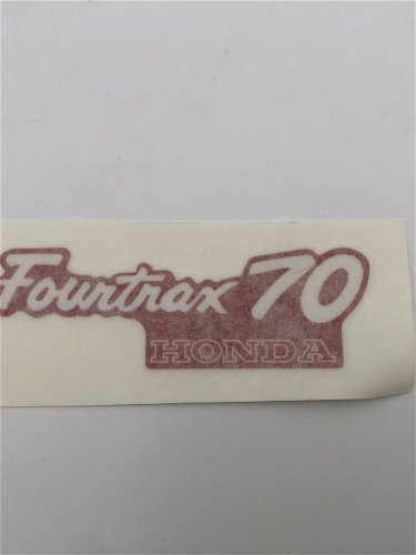 1987 Honda TRX70 FourTrax Front Fender Decal