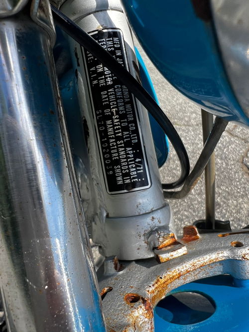 1971 Honda SL70
