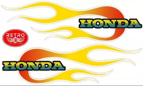 1973 Honda ATC70 Gas Tank Decal Set