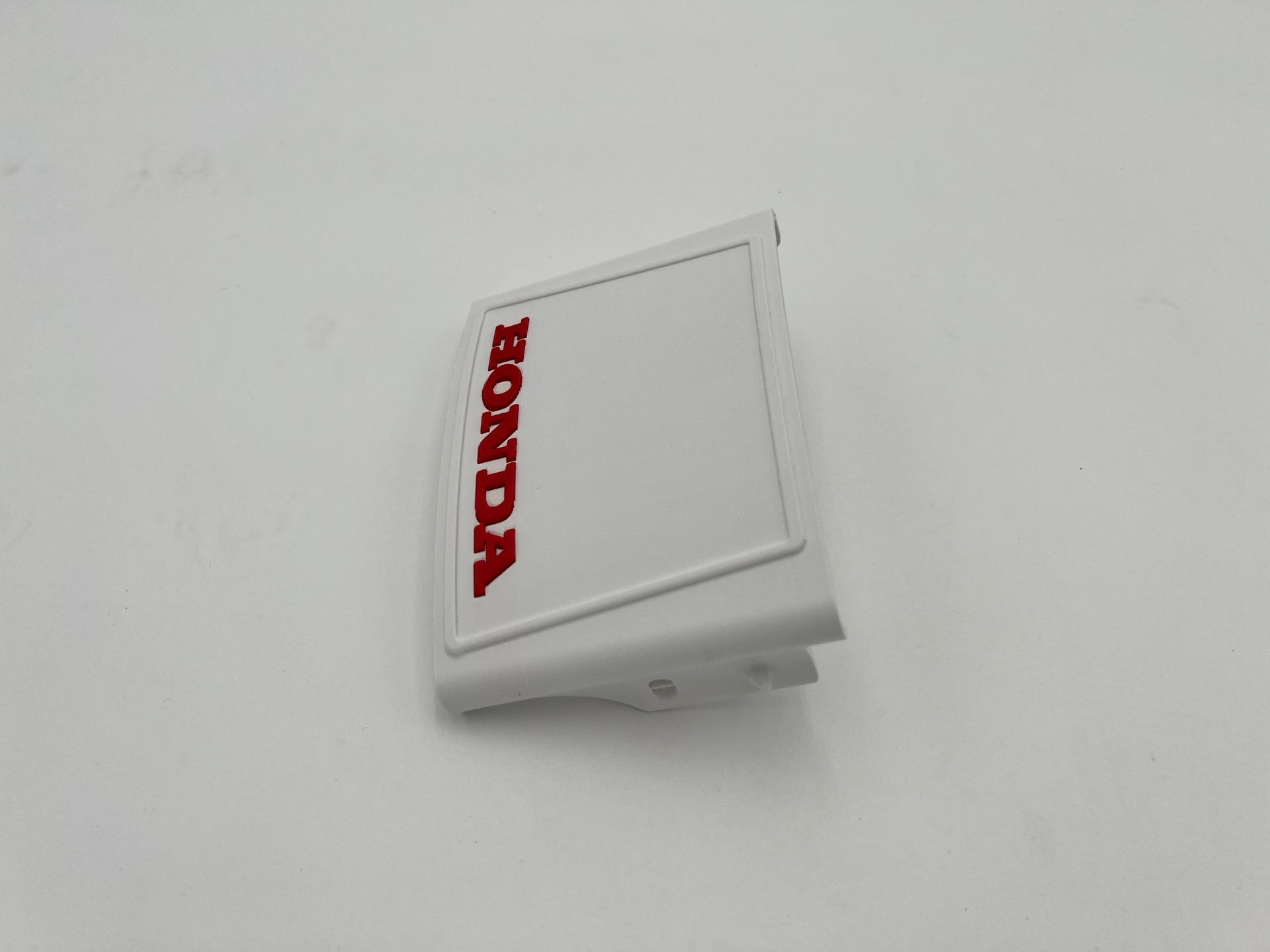 1978-1985 Honda ATC 70 3D Printed White and Red Front Number Plate