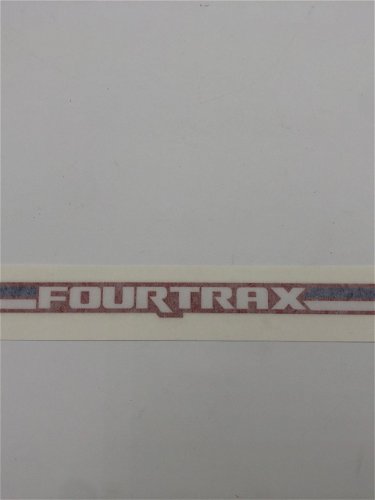 1986 Honda TRX70 FourTrax Rear Fender Decal