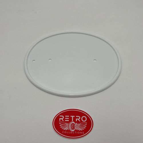 1979-1987 Honda Z50R White Number Plate