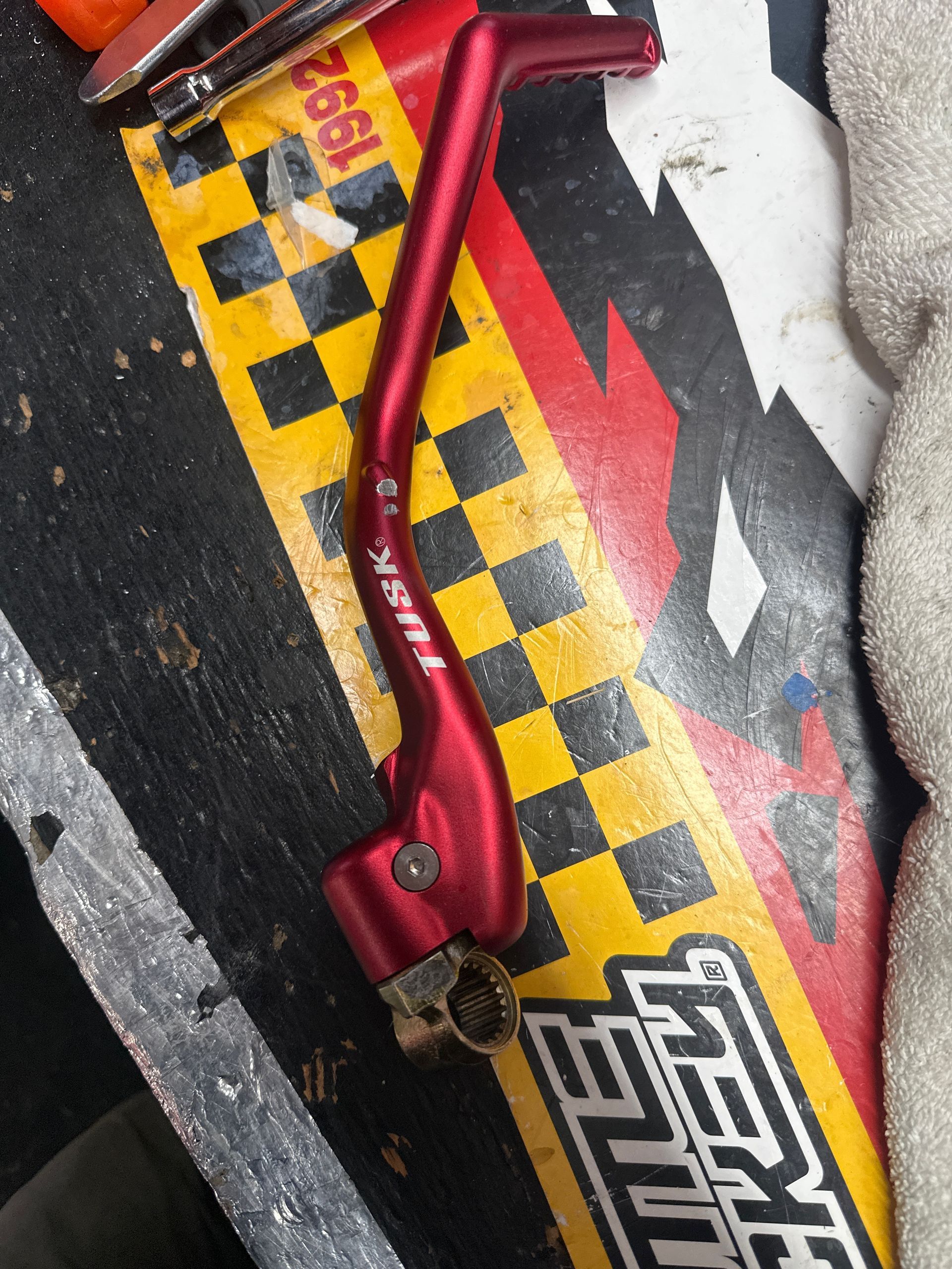 Tusk CR500 Kick Lever 