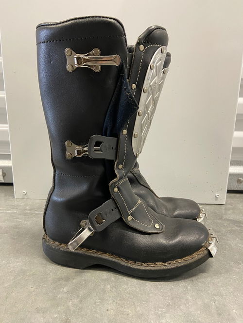 Alpinestars High Point Vintage motocross boots flat tracking 70’s size 6