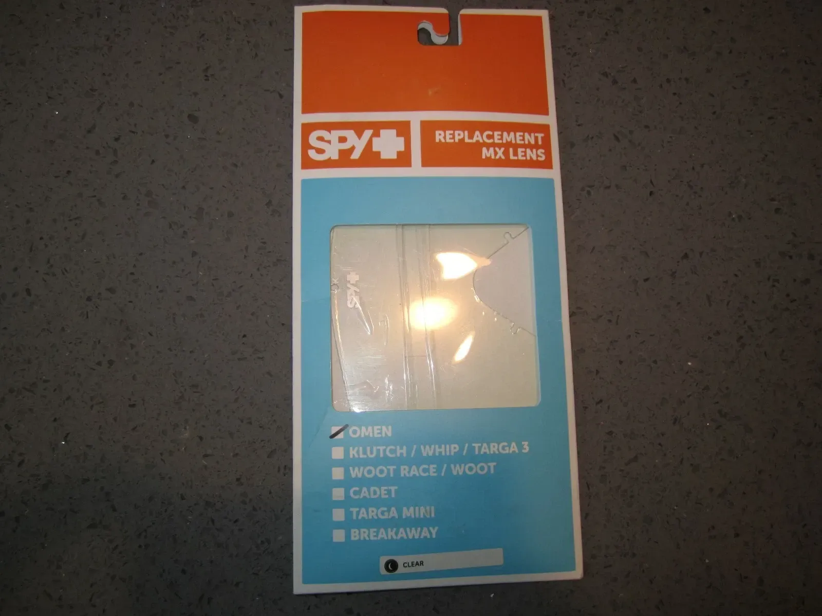 Spy optics omen CLEAR replacement goggle lens  motocross dirtbike atv utv