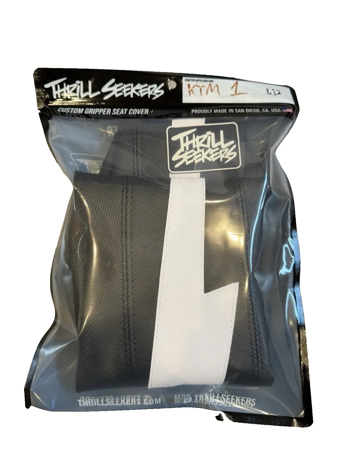 THRILL SEEKERS GRIPPER SEAT COVER KTM 2023-2025 125 150 250 300 350 450 500