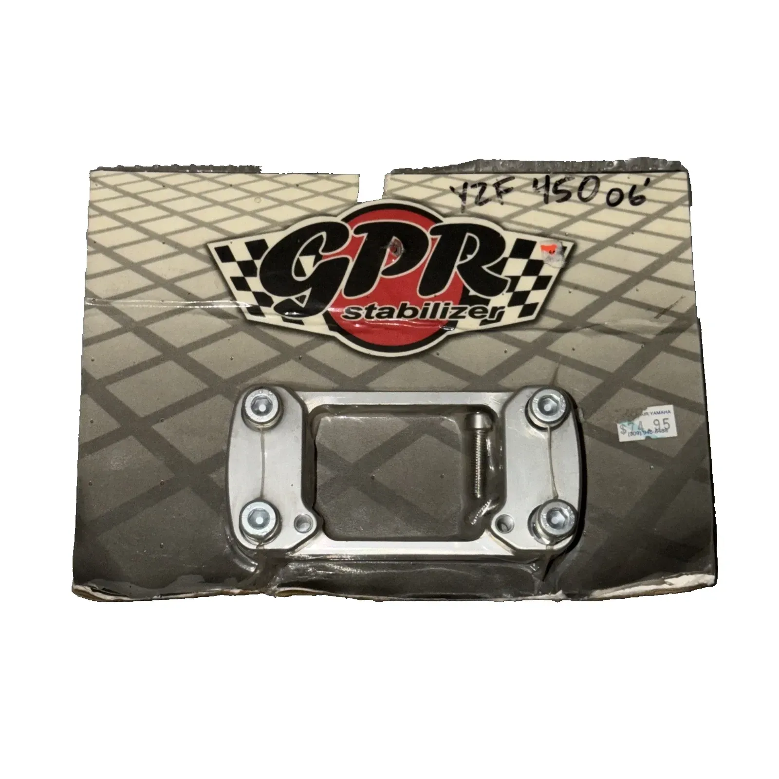 GPR STABILIZER TOP BAR MOUNT CLAMP 2006-2008 YZ450F