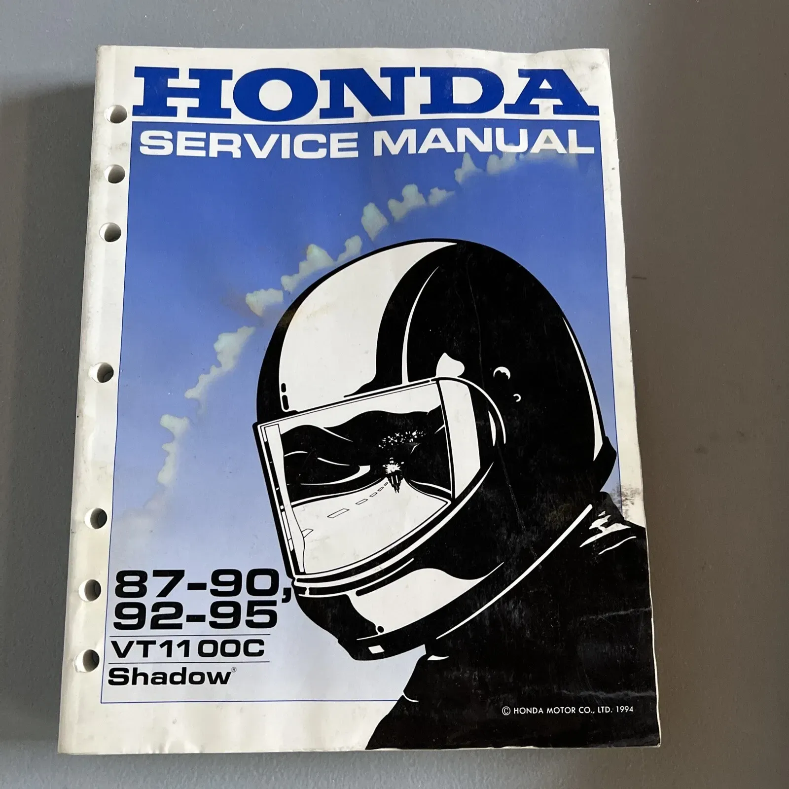 GENUINE OEM HONDA SERVICE REPAIR MANUAL 1987-1995 VT1100C SHADOW