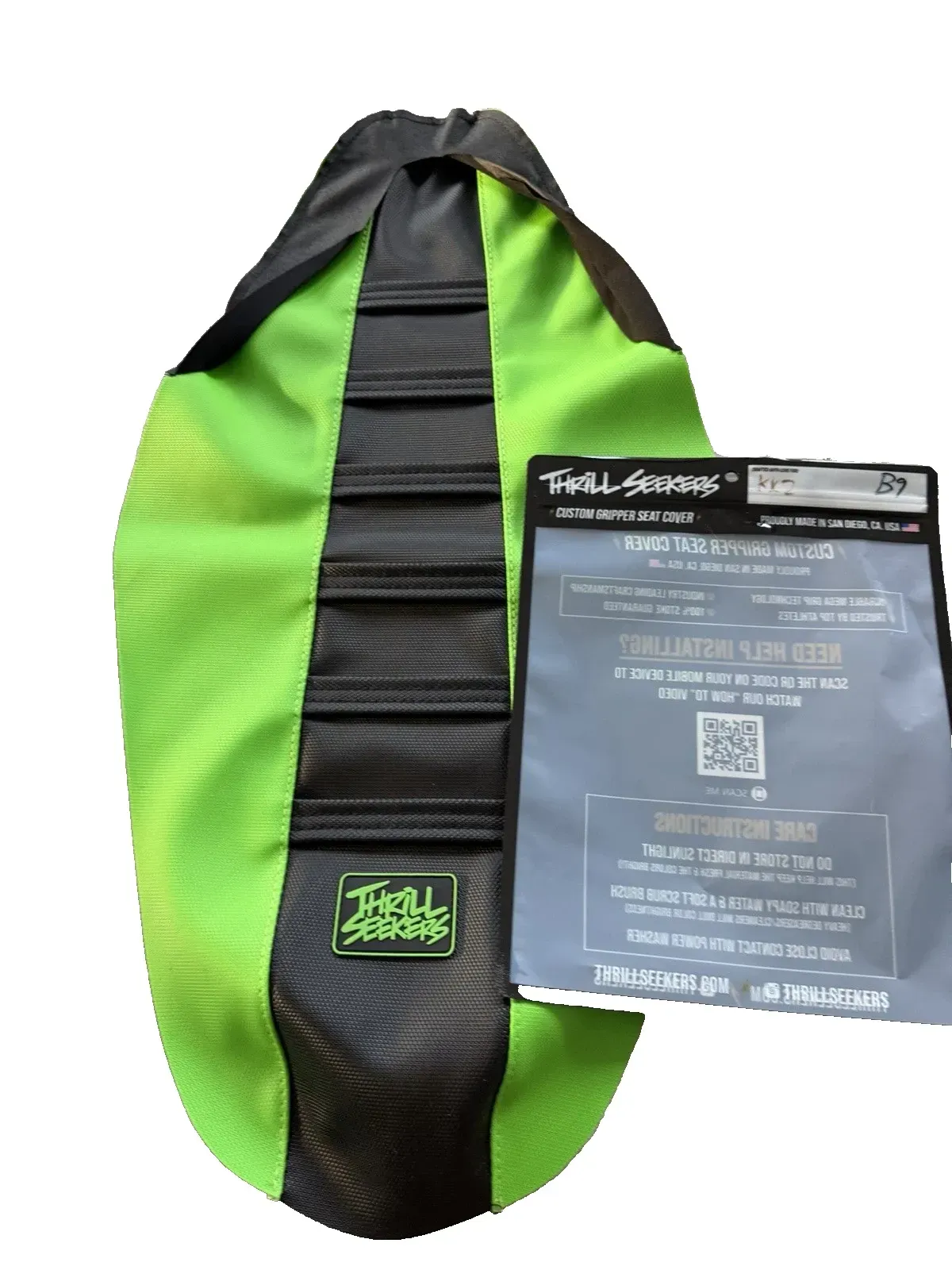 THRILL SEEKERS GRIPPER SEAT COVER KAWASAKI 2019-2025 KX 250 450 X SEE BELOW