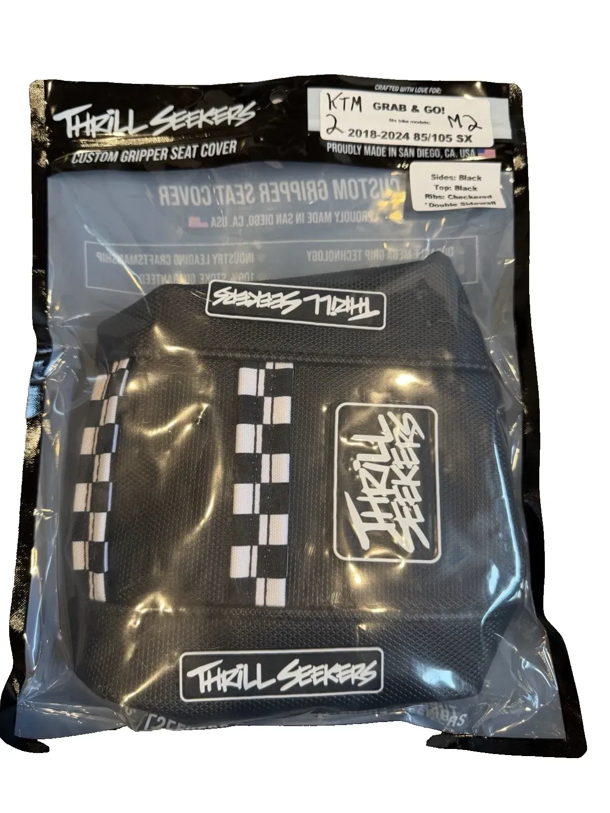 THRILL SEEKERS GRIPPER SEAT COVER KTM 2018-2024 85 105 SX