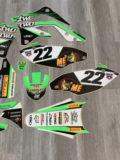 CHAD REED 22 TWO TWO MOTORSPORT GRAPHICS KIT KAWASAKI KX450F 2013 2014 2015