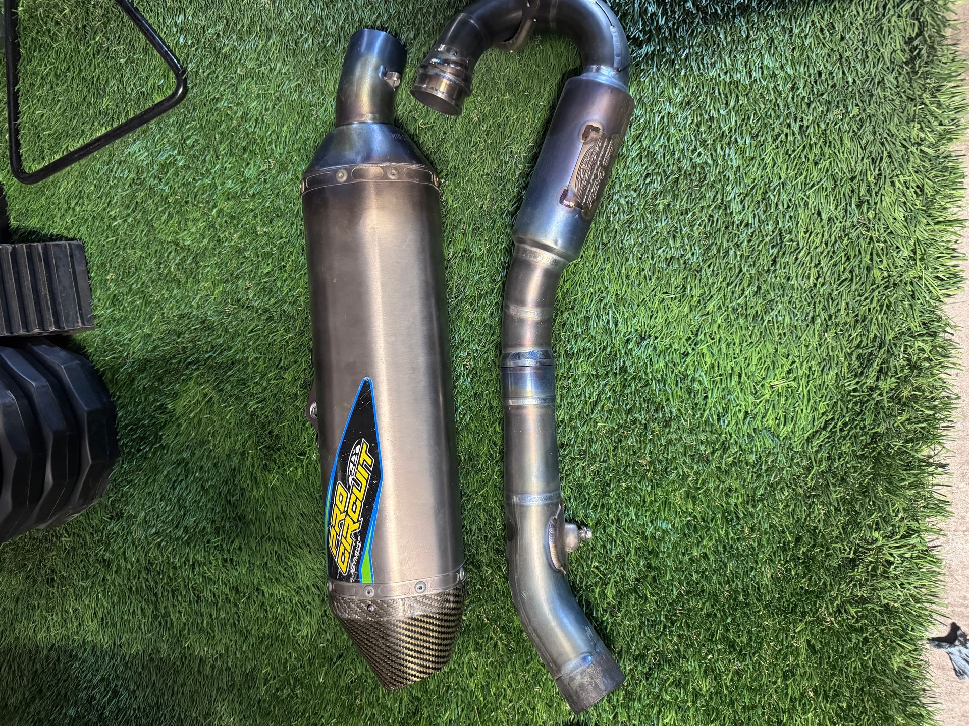KHI Factory Pro Circuit exhaust System. 