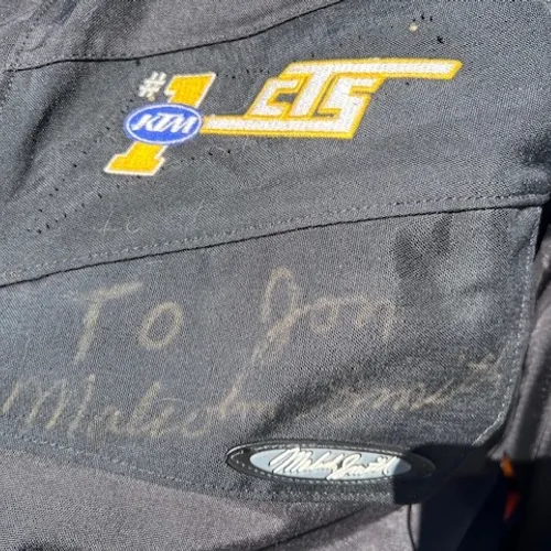 MSR KTM Factory team ISDE JACKET Signed by Malcolm Smith