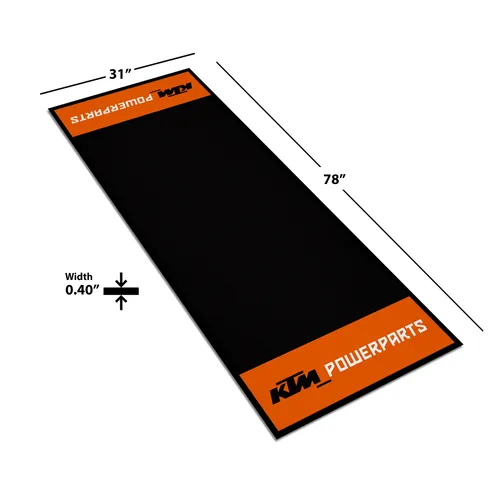 Motorcycle Pit Garage Floor Mat Carpet KTM Racing Team