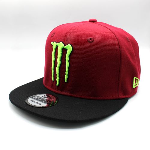 Monster Energy New Era Athlete Only New Hat Cap Burgundy Black