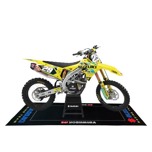 Motorcycle Pit Garage Floor Mat Carpet Team Suzuki Racing