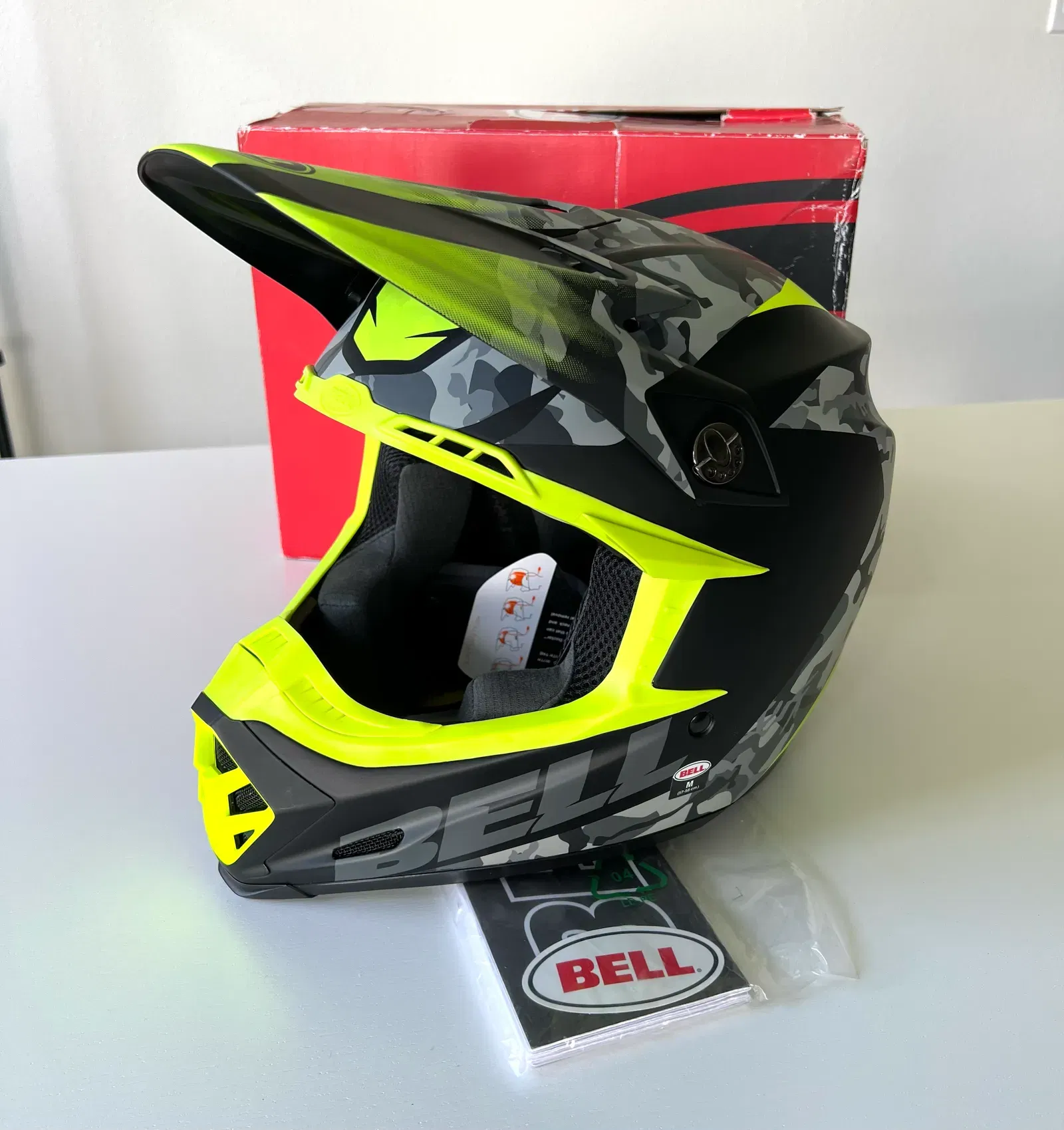 Casco Moto Cross Enduro Bell MOTO-9 MIPS VENOM MATTE BLACK CAMO