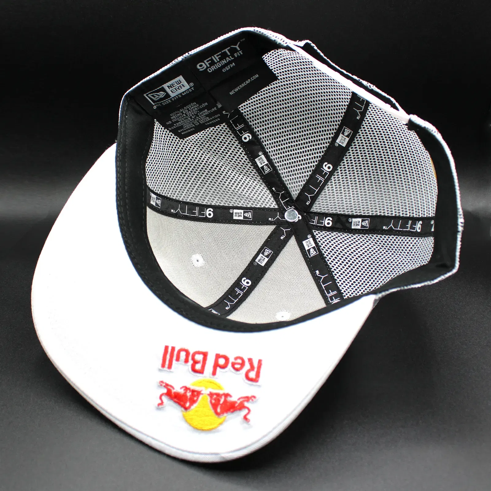 Hat Red Bull New Era Athlete Only New 100 Authentic White Flat