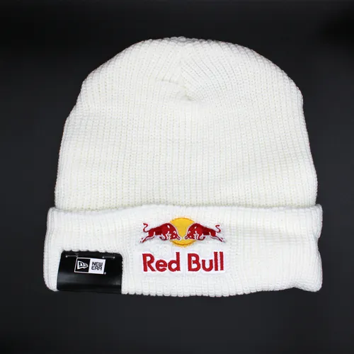 Red Bull New Era Athlete Only Beanie! 100% Authentic White Limited Edition
