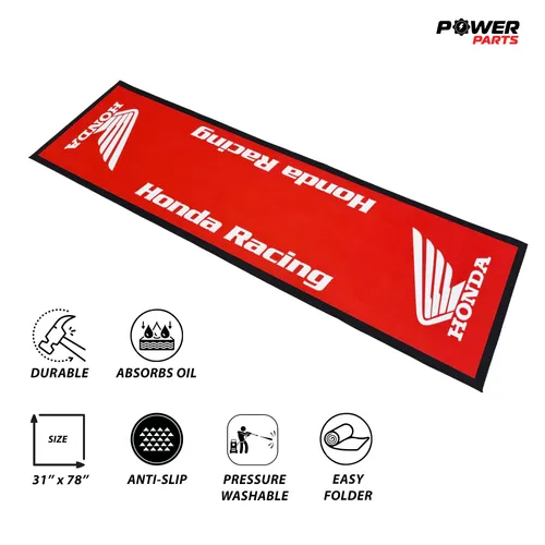 Motorcycle Pit Garage Floor Mat Carpet Honda