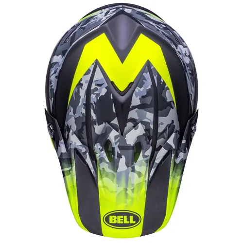 Bell Moto-9 MIPS Helmets Venom Matte Black Camo/Hi-Viz M