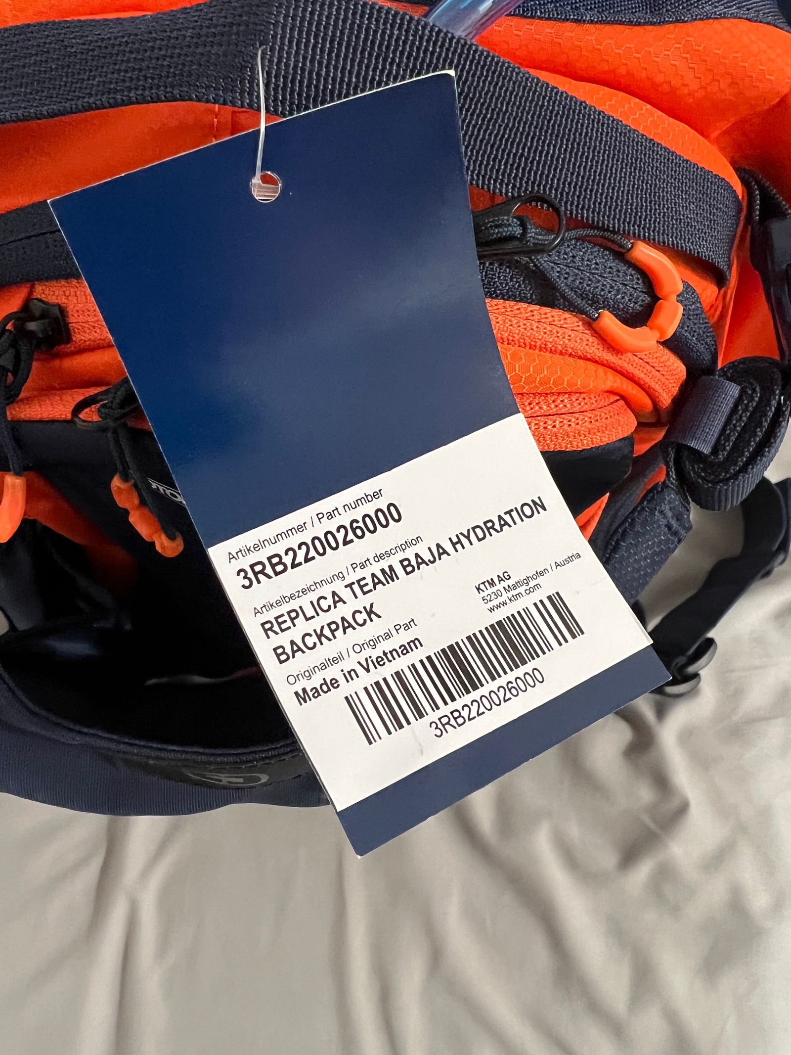 KTM Team BAJA Hydration Backpack - NEW KTM Team BAJA Hydration Backpack - NEW